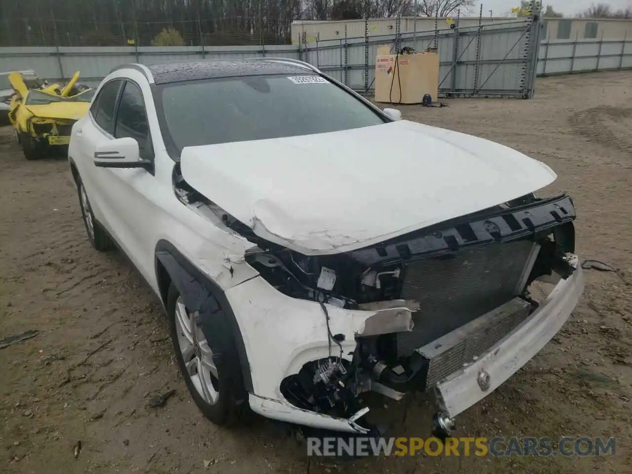 1 Photograph of a damaged car WDCTG4GB2KU011157 MERCEDES-BENZ GLA-CLASS 2019