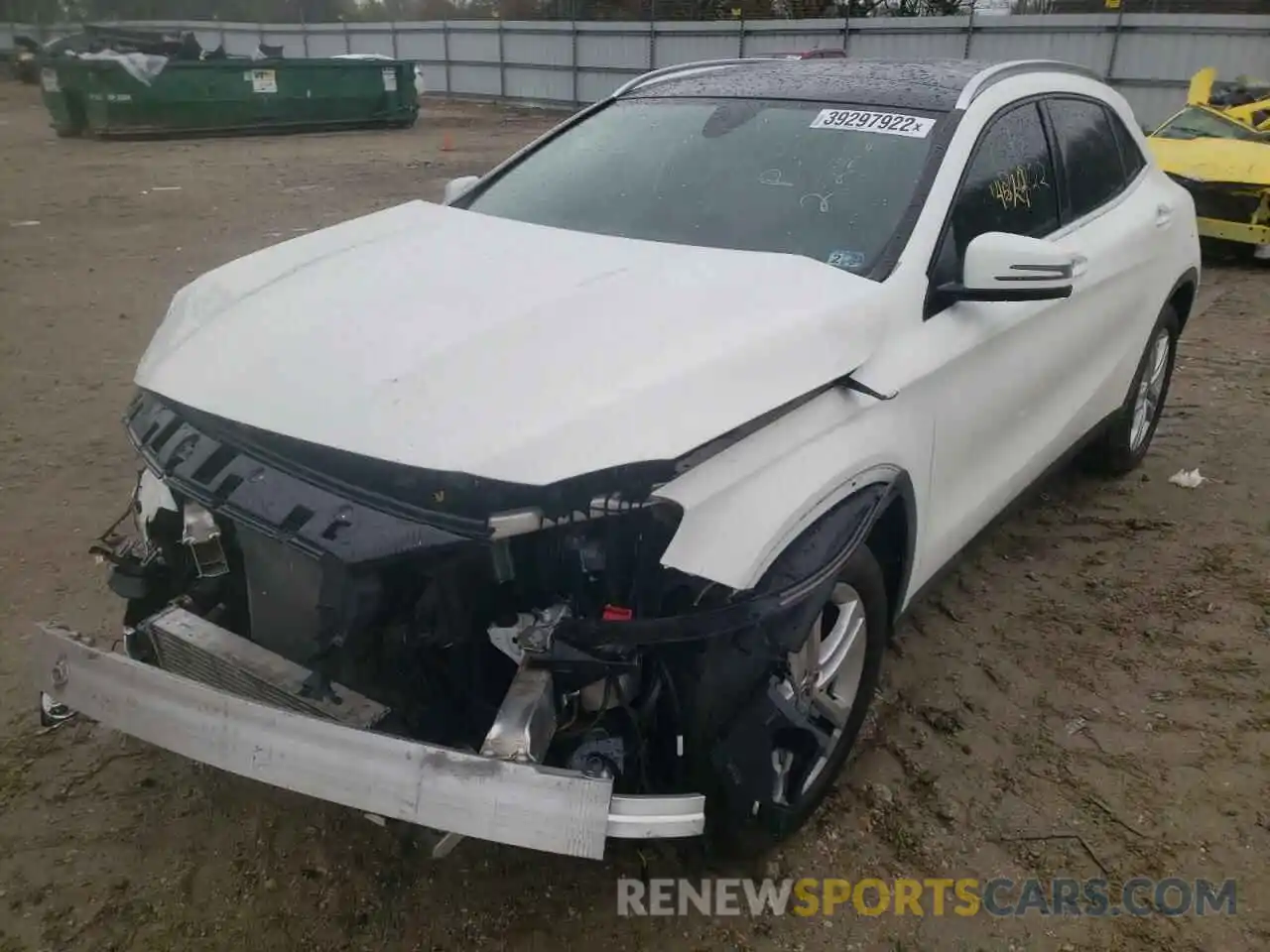 2 Photograph of a damaged car WDCTG4GB2KU011157 MERCEDES-BENZ GLA-CLASS 2019