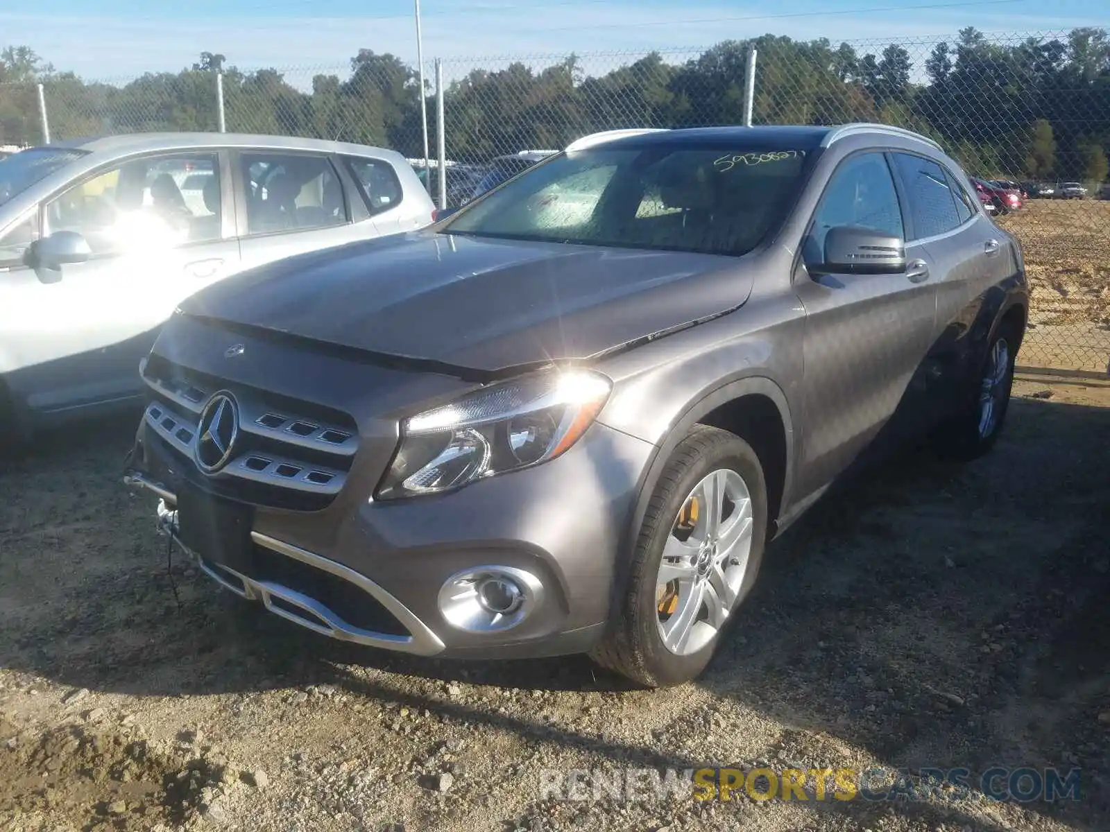 2 Photograph of a damaged car WDCTG4GB3KJ572677 MERCEDES-BENZ GLA-CLASS 2019