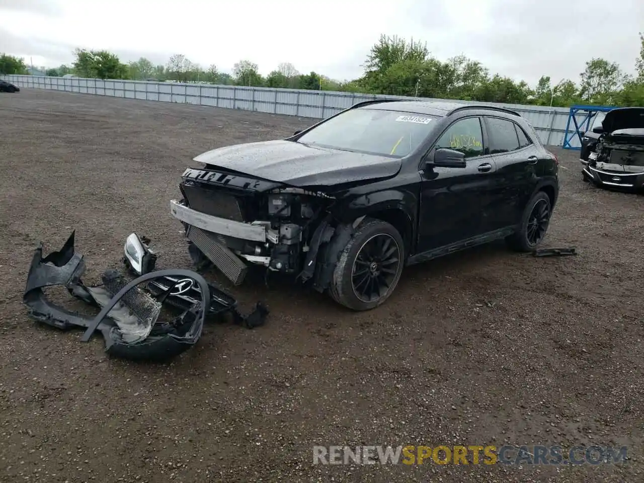 2 Photograph of a damaged car WDCTG4GB3KJ575207 MERCEDES-BENZ GLA-CLASS 2019