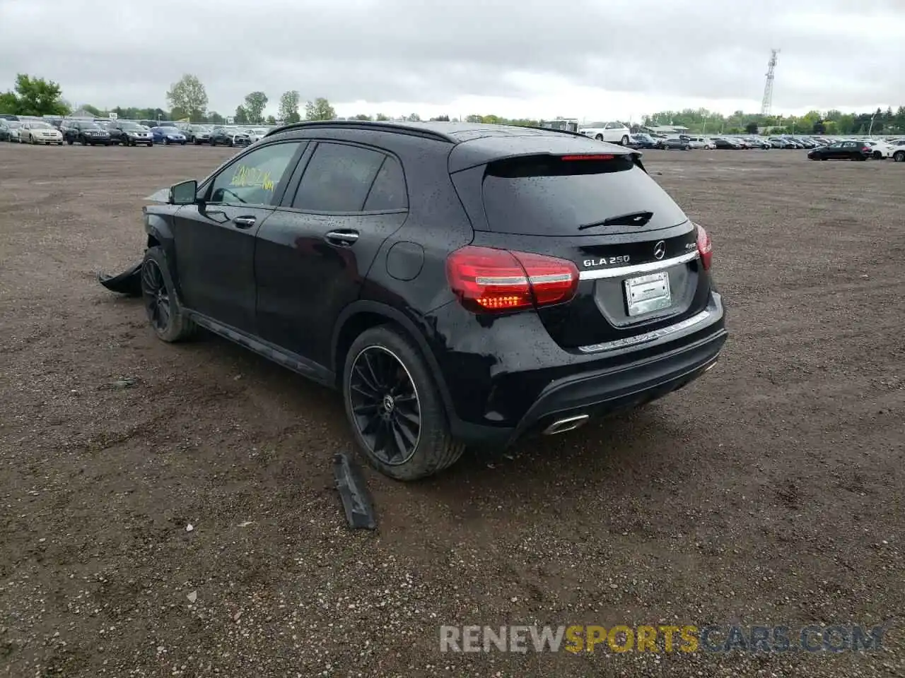 3 Photograph of a damaged car WDCTG4GB3KJ575207 MERCEDES-BENZ GLA-CLASS 2019