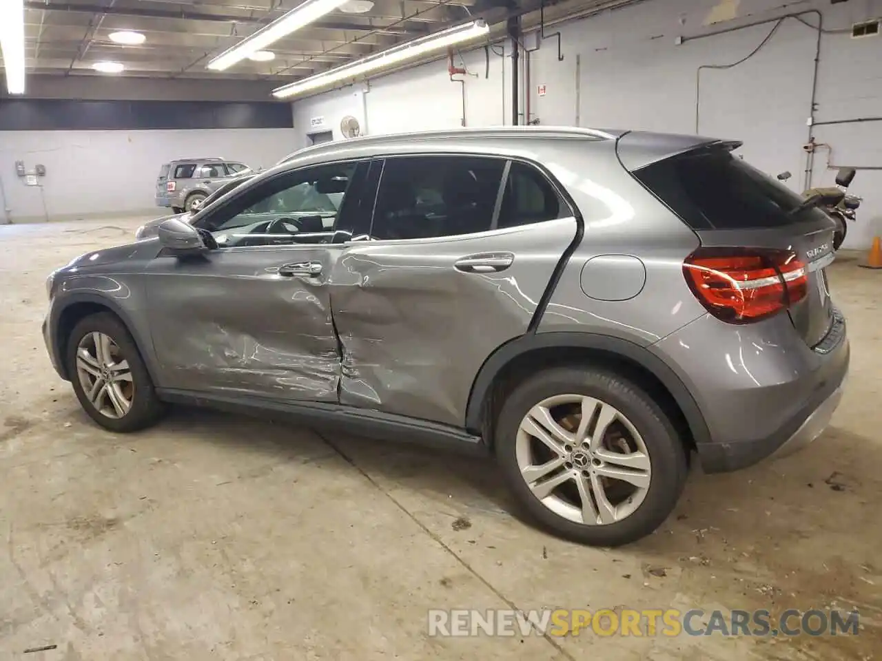 2 Photograph of a damaged car WDCTG4GB3KJ594176 MERCEDES-BENZ GLA-CLASS 2019