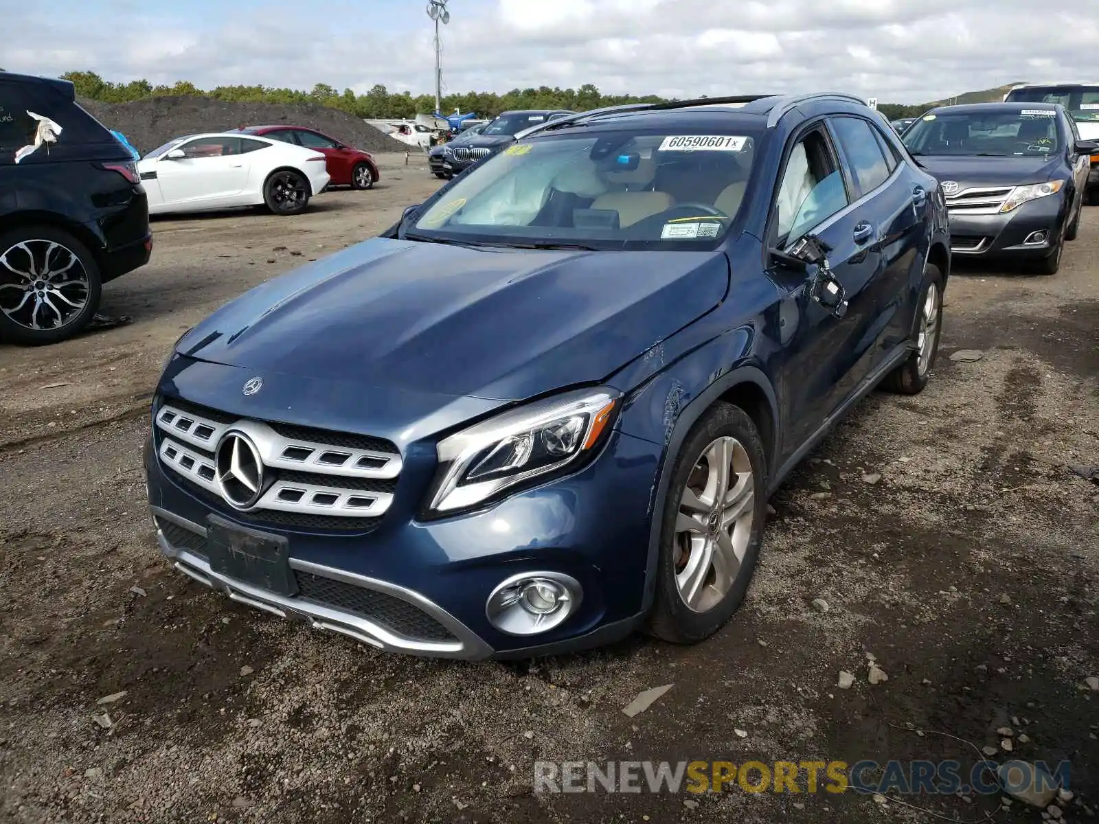 2 Photograph of a damaged car WDCTG4GB3KJ620615 MERCEDES-BENZ GLA-CLASS 2019