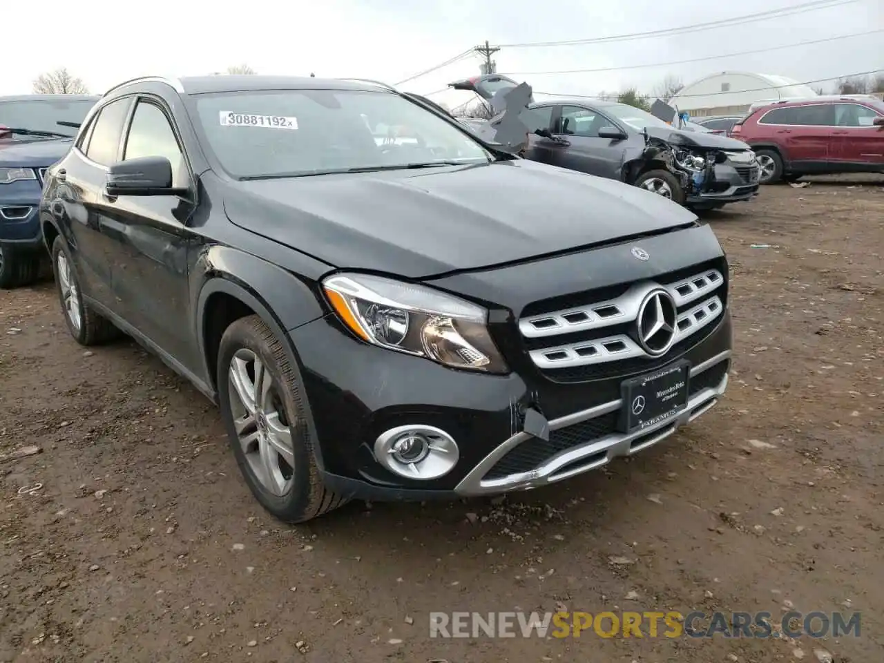 1 Photograph of a damaged car WDCTG4GB3KJ631808 MERCEDES-BENZ GLA-CLASS 2019