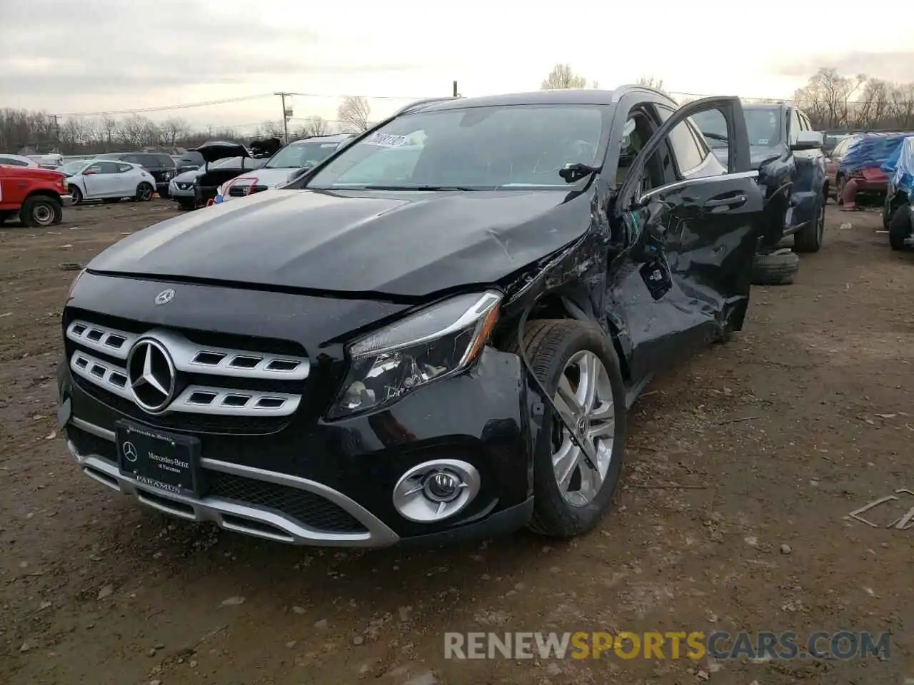 2 Photograph of a damaged car WDCTG4GB3KJ631808 MERCEDES-BENZ GLA-CLASS 2019