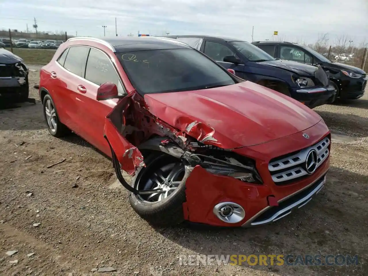 1 Photograph of a damaged car WDCTG4GB3KU001981 MERCEDES-BENZ GLA-CLASS 2019