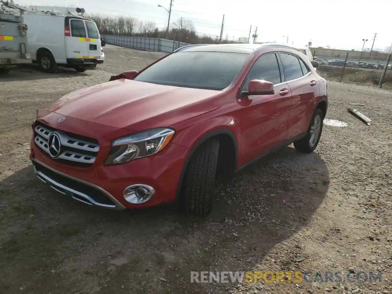 2 Photograph of a damaged car WDCTG4GB3KU001981 MERCEDES-BENZ GLA-CLASS 2019