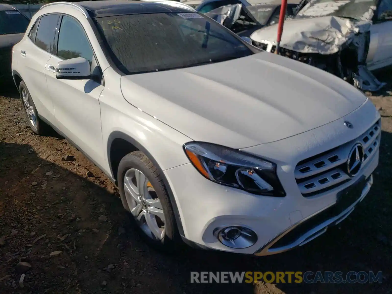 1 Photograph of a damaged car WDCTG4GB3KU002886 MERCEDES-BENZ GLA-CLASS 2019