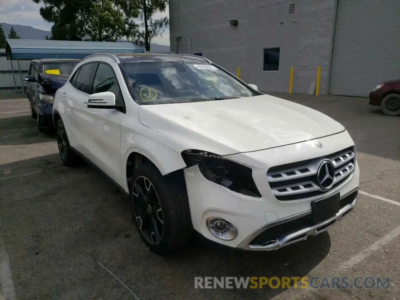 1 Photograph of a damaged car WDCTG4GB3KU007781 MERCEDES-BENZ GLA-CLASS 2019