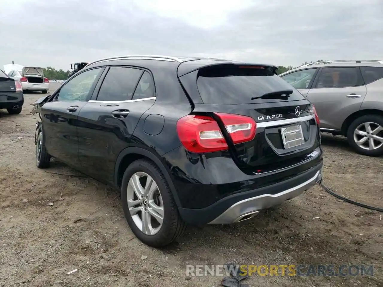 3 Photograph of a damaged car WDCTG4GB3KU017856 MERCEDES-BENZ GLA-CLASS 2019