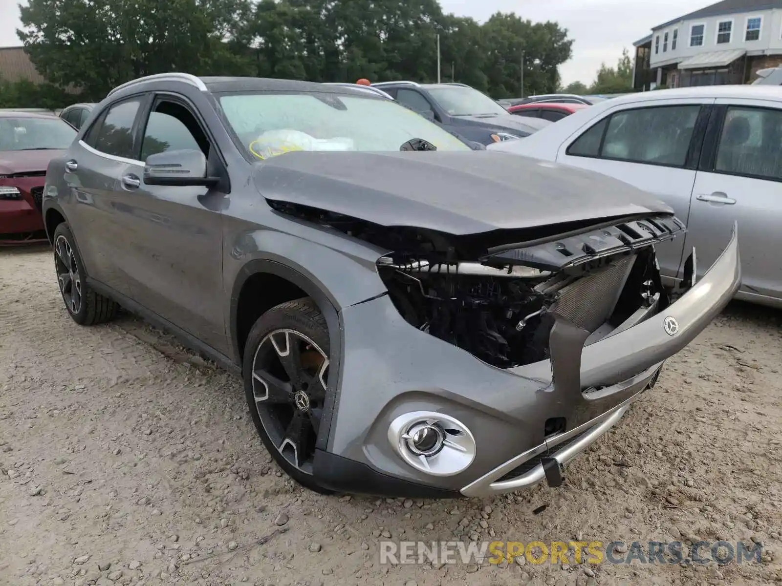 1 Photograph of a damaged car WDCTG4GB4KJ551823 MERCEDES-BENZ GLA-CLASS 2019