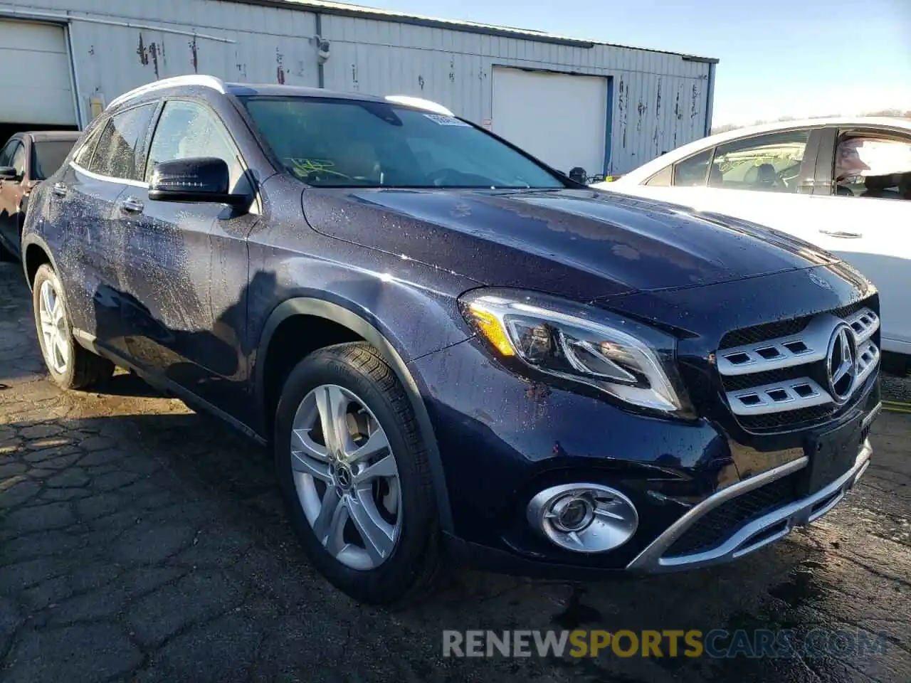 1 Photograph of a damaged car WDCTG4GB4KJ553491 MERCEDES-BENZ GLA-CLASS 2019