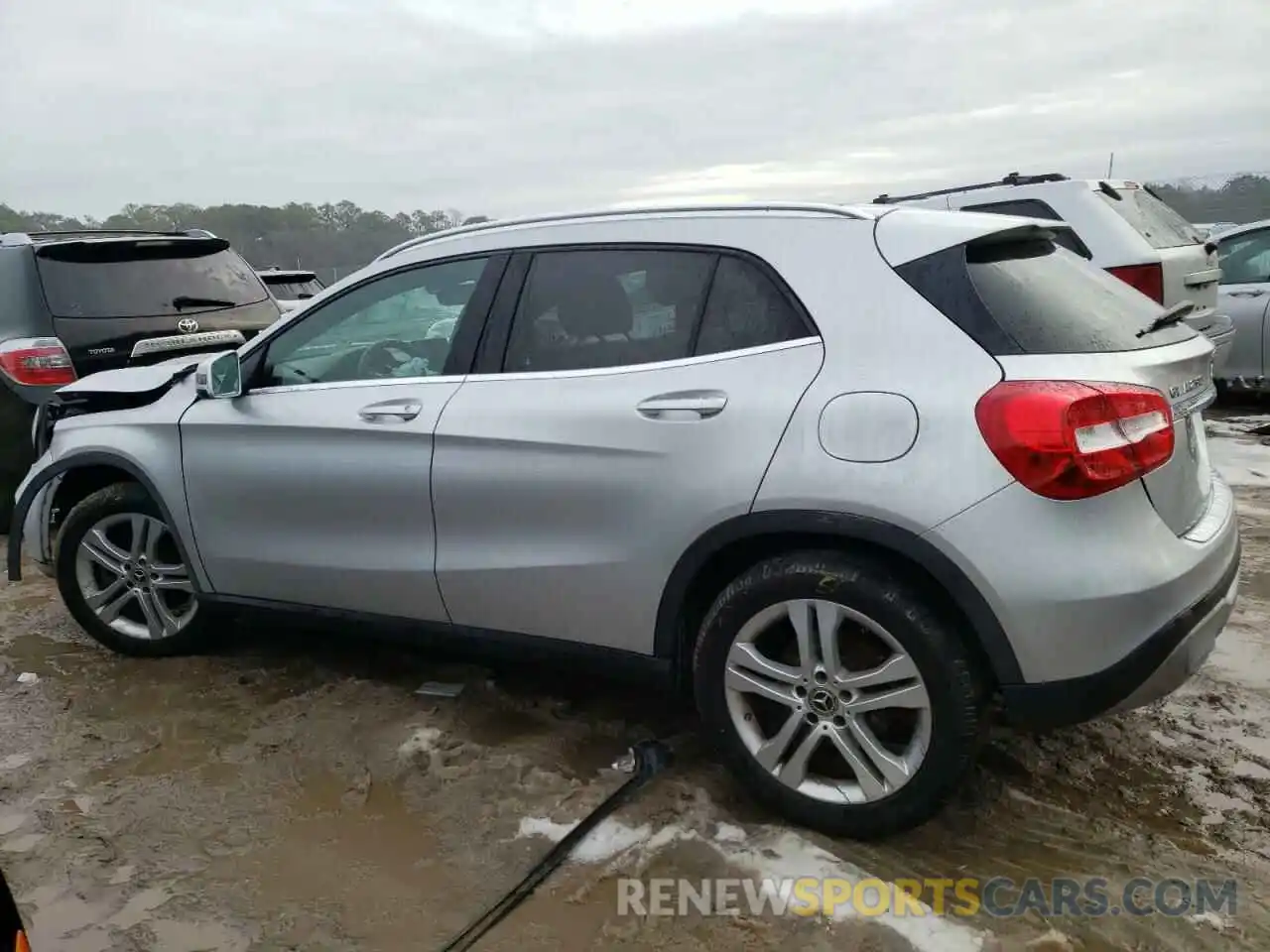 2 Фотография поврежденного автомобиля WDCTG4GB4KU016523 MERCEDES-BENZ GLA-CLASS 2019