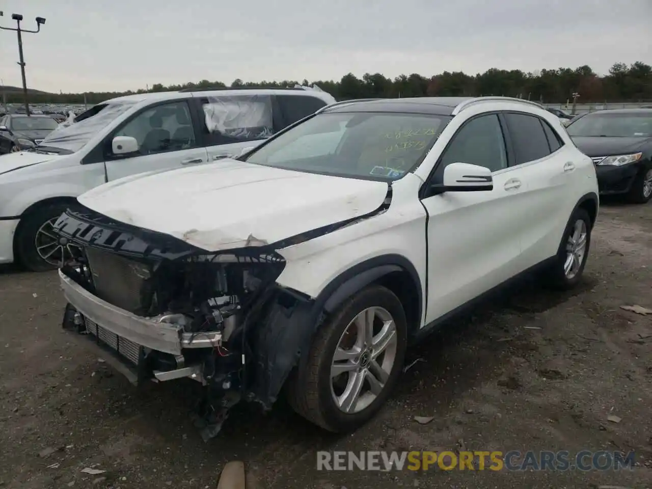 2 Photograph of a damaged car WDCTG4GB4KU019373 MERCEDES-BENZ GLA-CLASS 2019