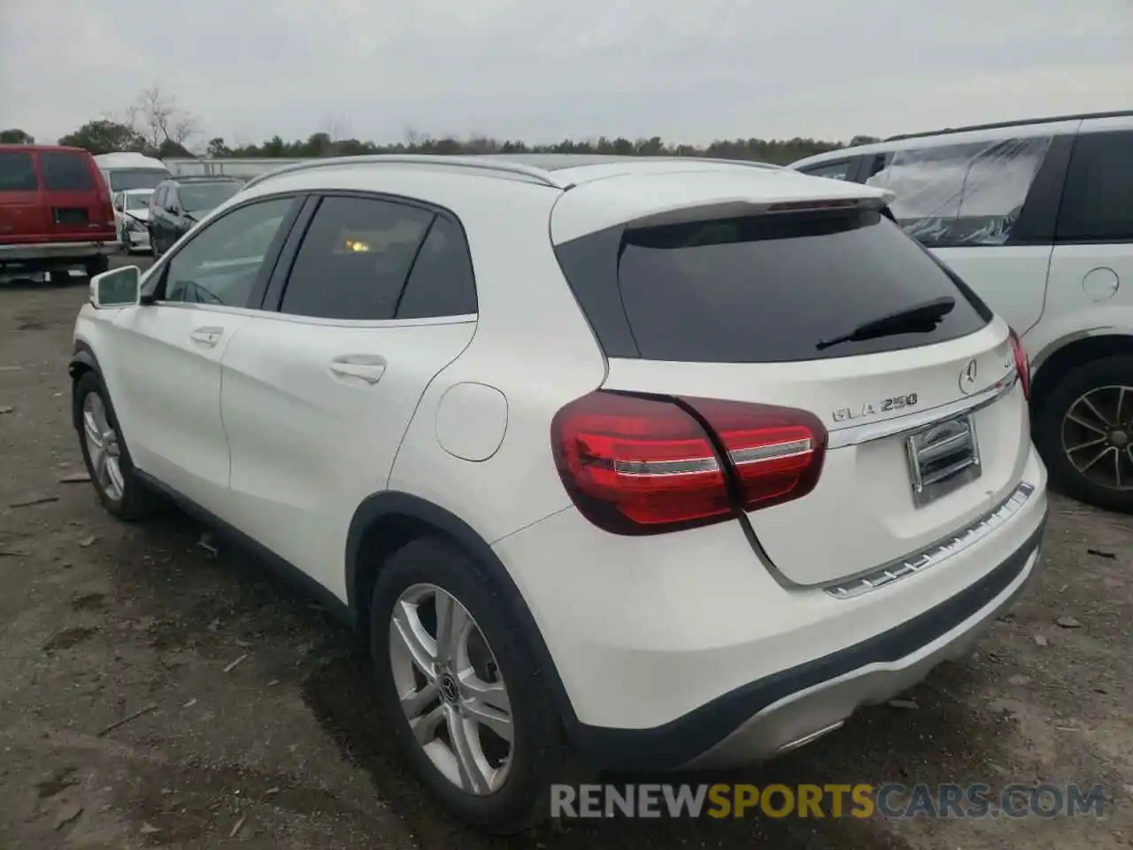 3 Photograph of a damaged car WDCTG4GB4KU019373 MERCEDES-BENZ GLA-CLASS 2019