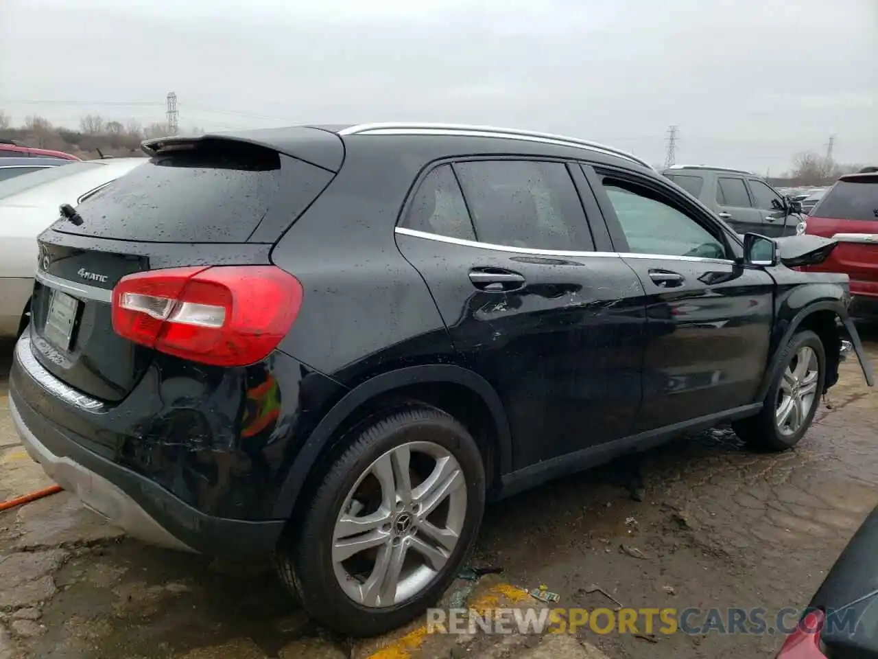 3 Photograph of a damaged car WDCTG4GB5KJ597578 MERCEDES-BENZ GLA-CLASS 2019