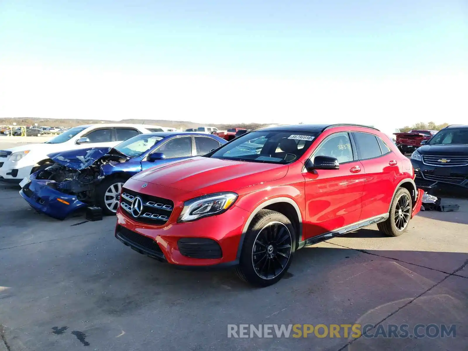 2 Photograph of a damaged car WDCTG4GB5KU011945 MERCEDES-BENZ GLA-CLASS 2019