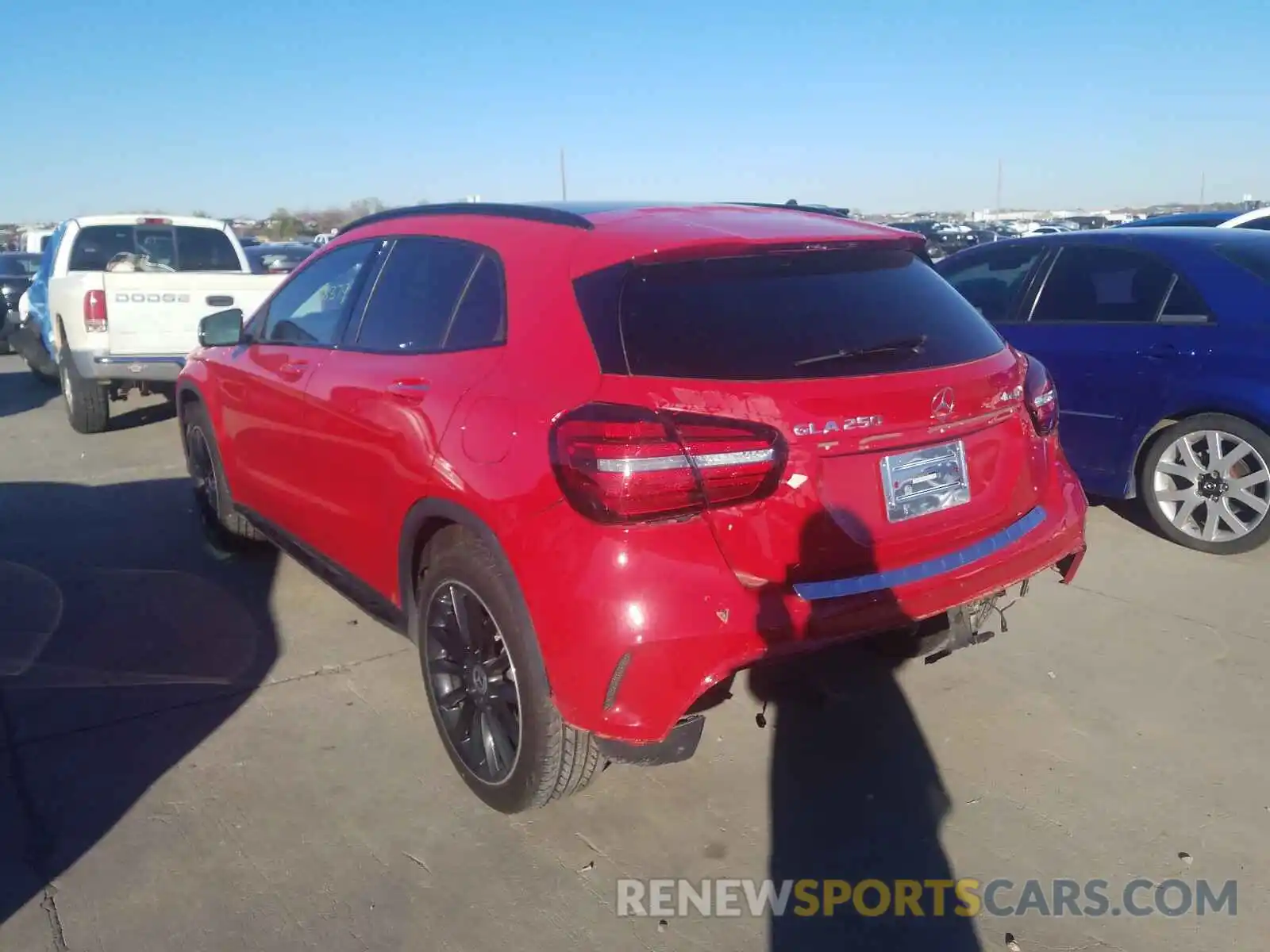 3 Photograph of a damaged car WDCTG4GB5KU011945 MERCEDES-BENZ GLA-CLASS 2019