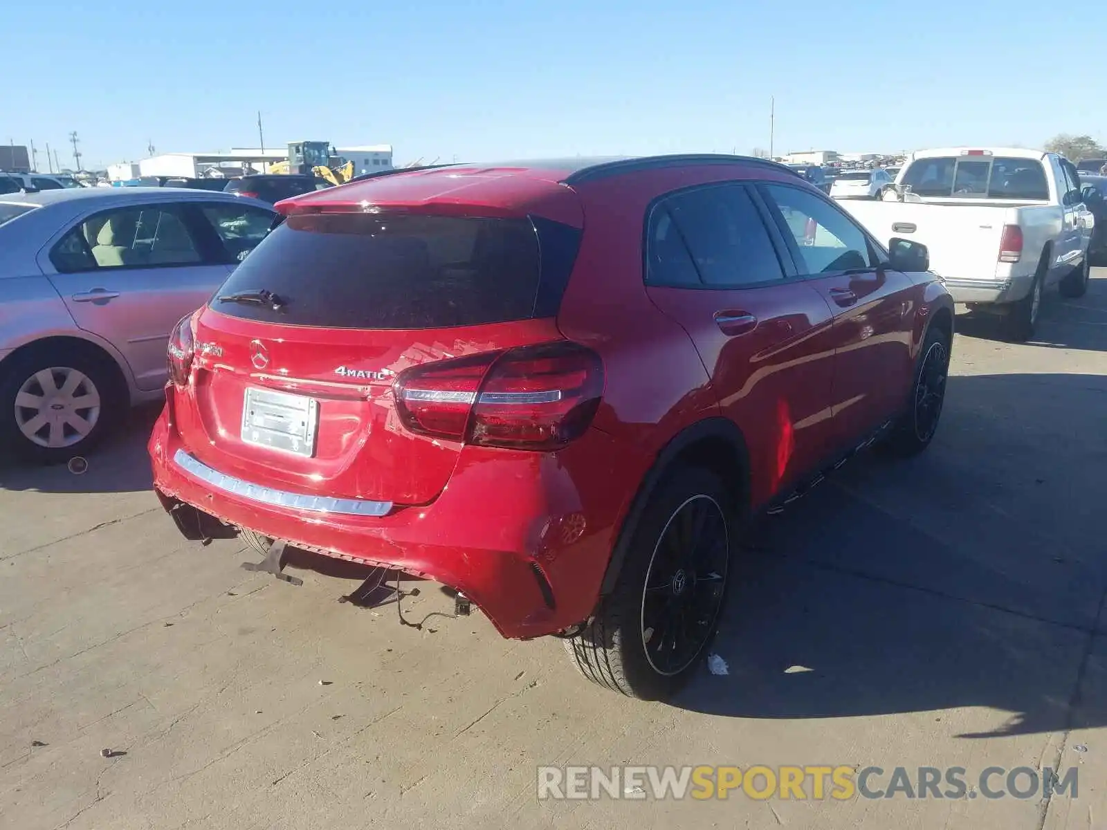 4 Photograph of a damaged car WDCTG4GB5KU011945 MERCEDES-BENZ GLA-CLASS 2019