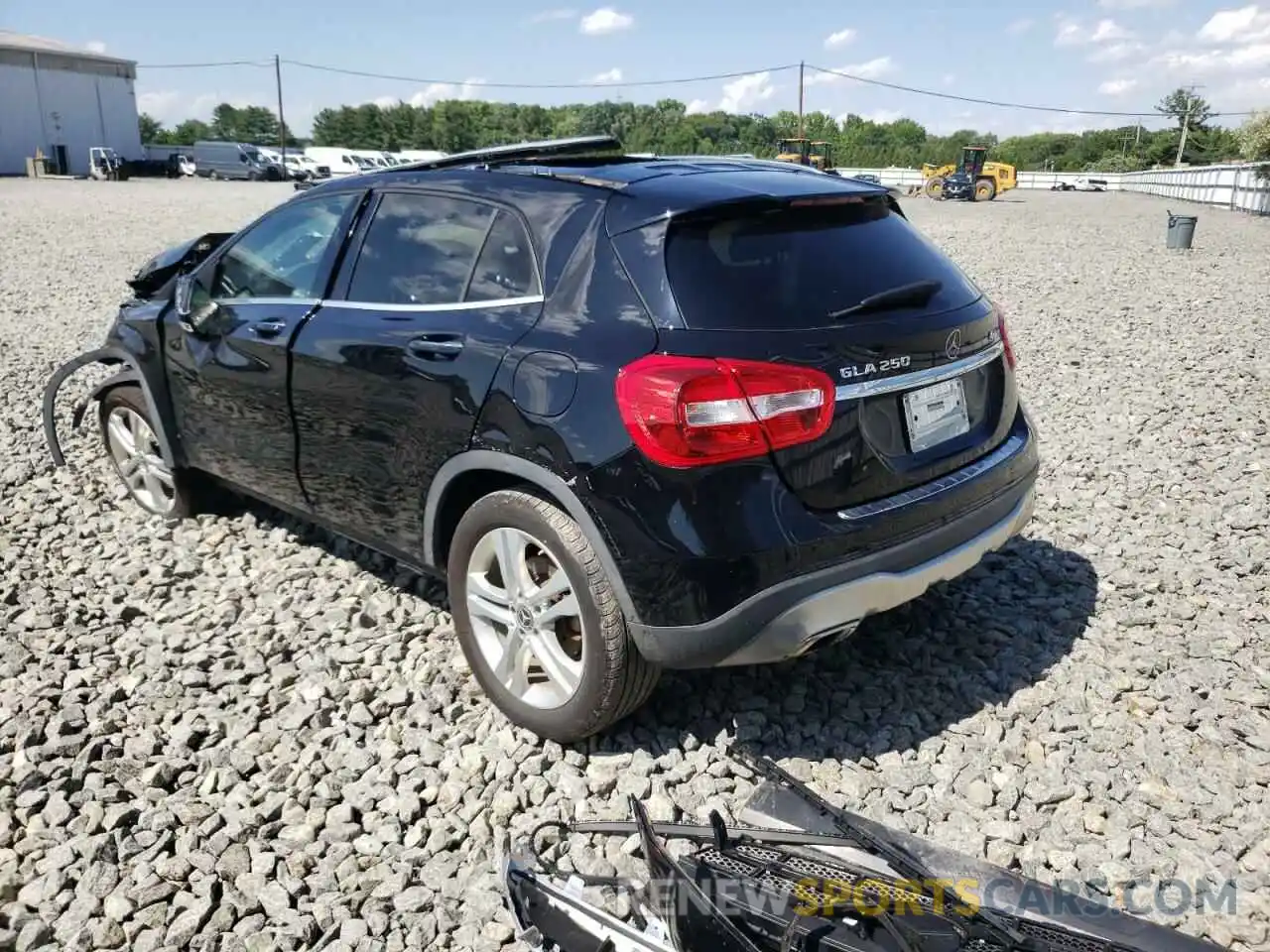 3 Photograph of a damaged car WDCTG4GB5KU014201 MERCEDES-BENZ GLA-CLASS 2019