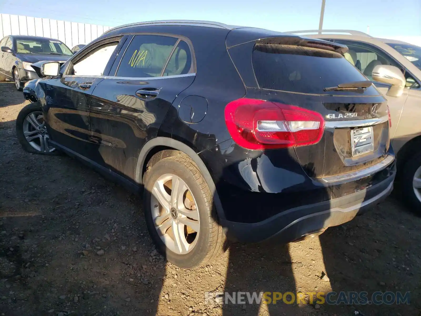 3 Photograph of a damaged car WDCTG4GB5KU017079 MERCEDES-BENZ GLA-CLASS 2019