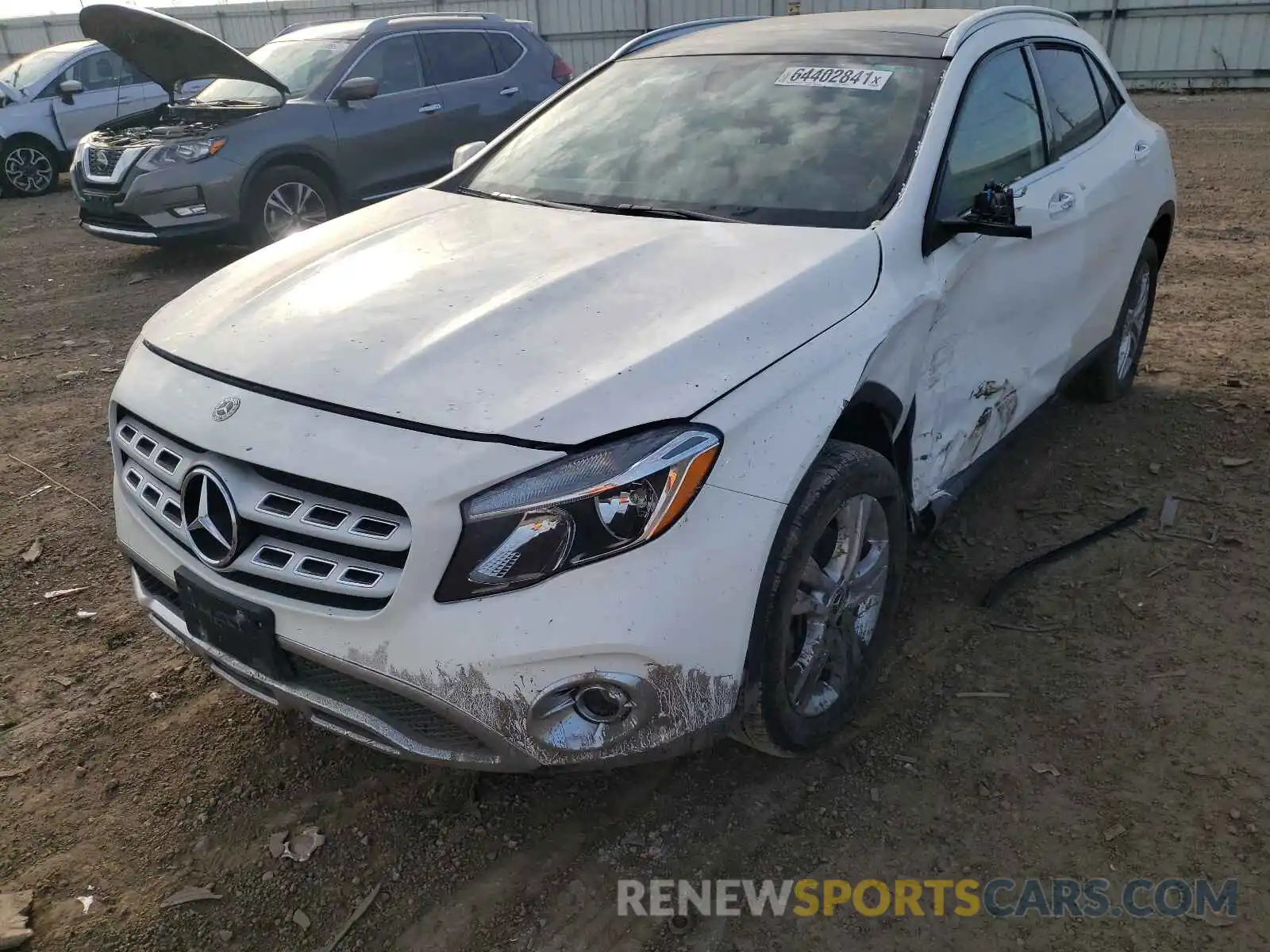 2 Photograph of a damaged car WDCTG4GB5KU017289 MERCEDES-BENZ GLA-CLASS 2019