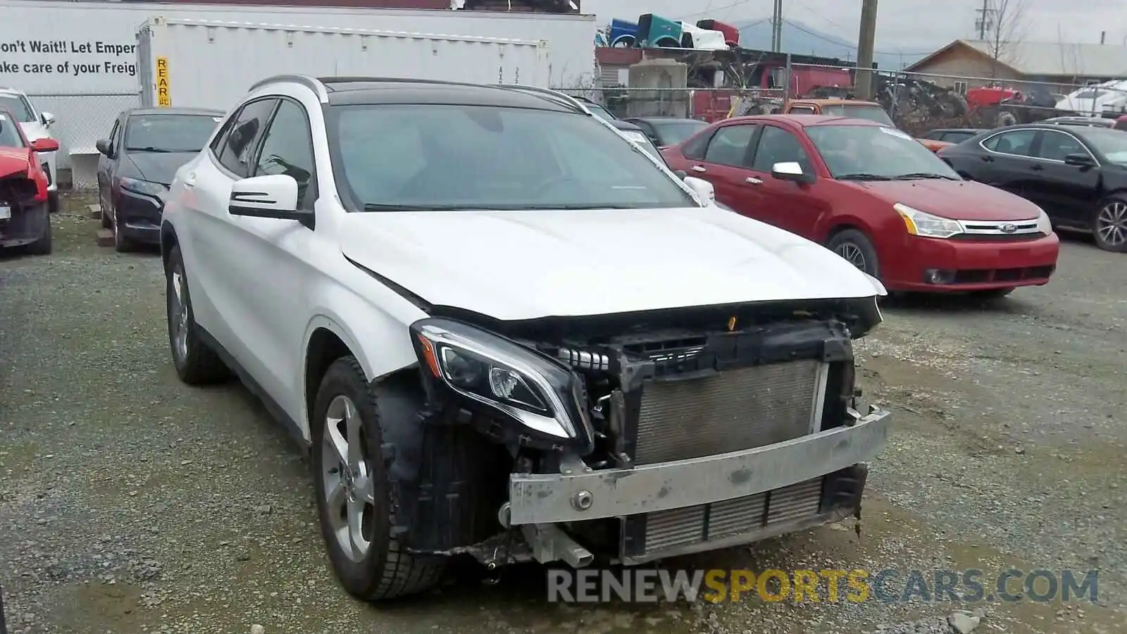 1 Photograph of a damaged car WDCTG4GB6KJ553802 MERCEDES-BENZ GLA-CLASS 2019