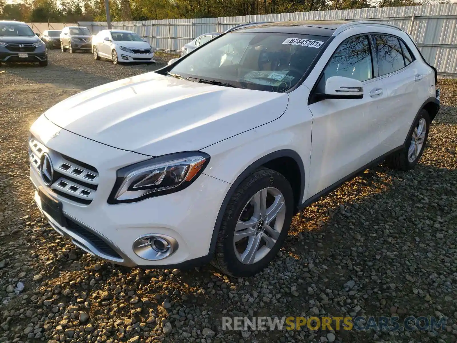 2 Photograph of a damaged car WDCTG4GB6KJ553914 MERCEDES-BENZ GLA-CLASS 2019