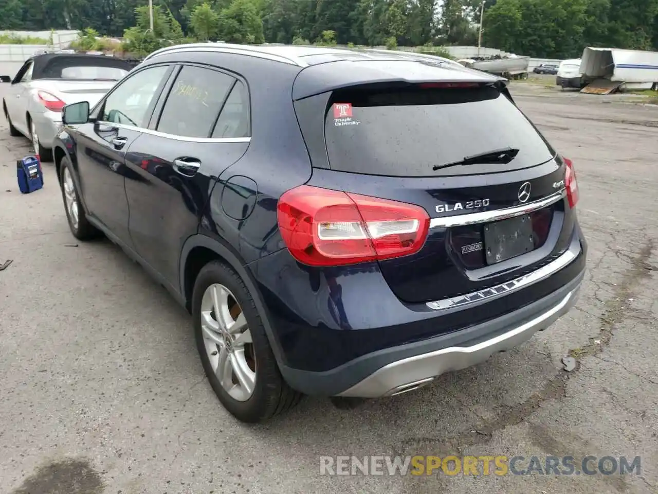 3 Photograph of a damaged car WDCTG4GB6KJ554089 MERCEDES-BENZ GLA-CLASS 2019