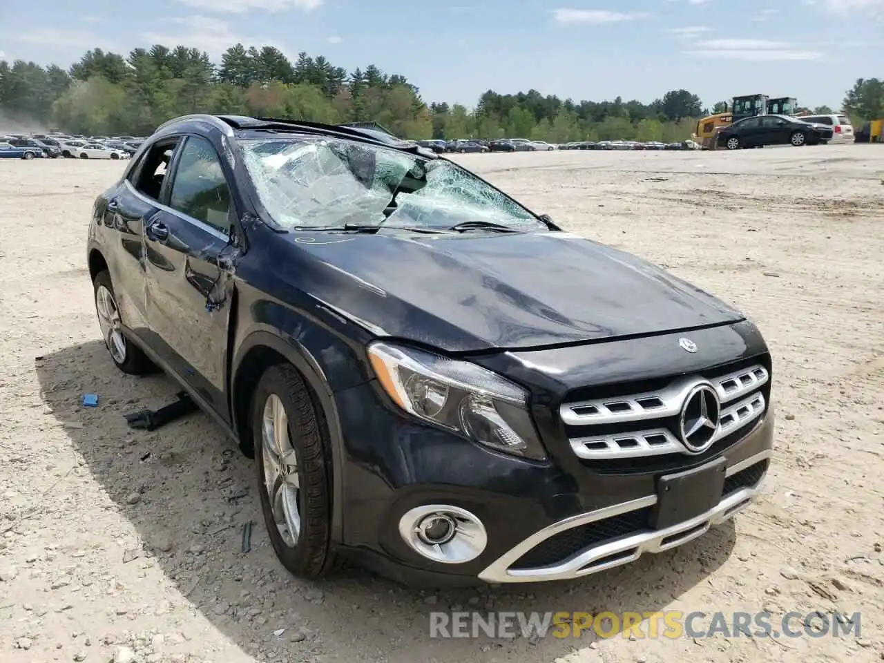 1 Photograph of a damaged car WDCTG4GB6KJ609317 MERCEDES-BENZ GLA-CLASS 2019