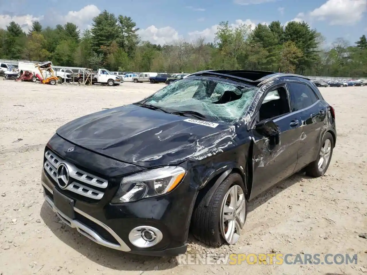 2 Photograph of a damaged car WDCTG4GB6KJ609317 MERCEDES-BENZ GLA-CLASS 2019