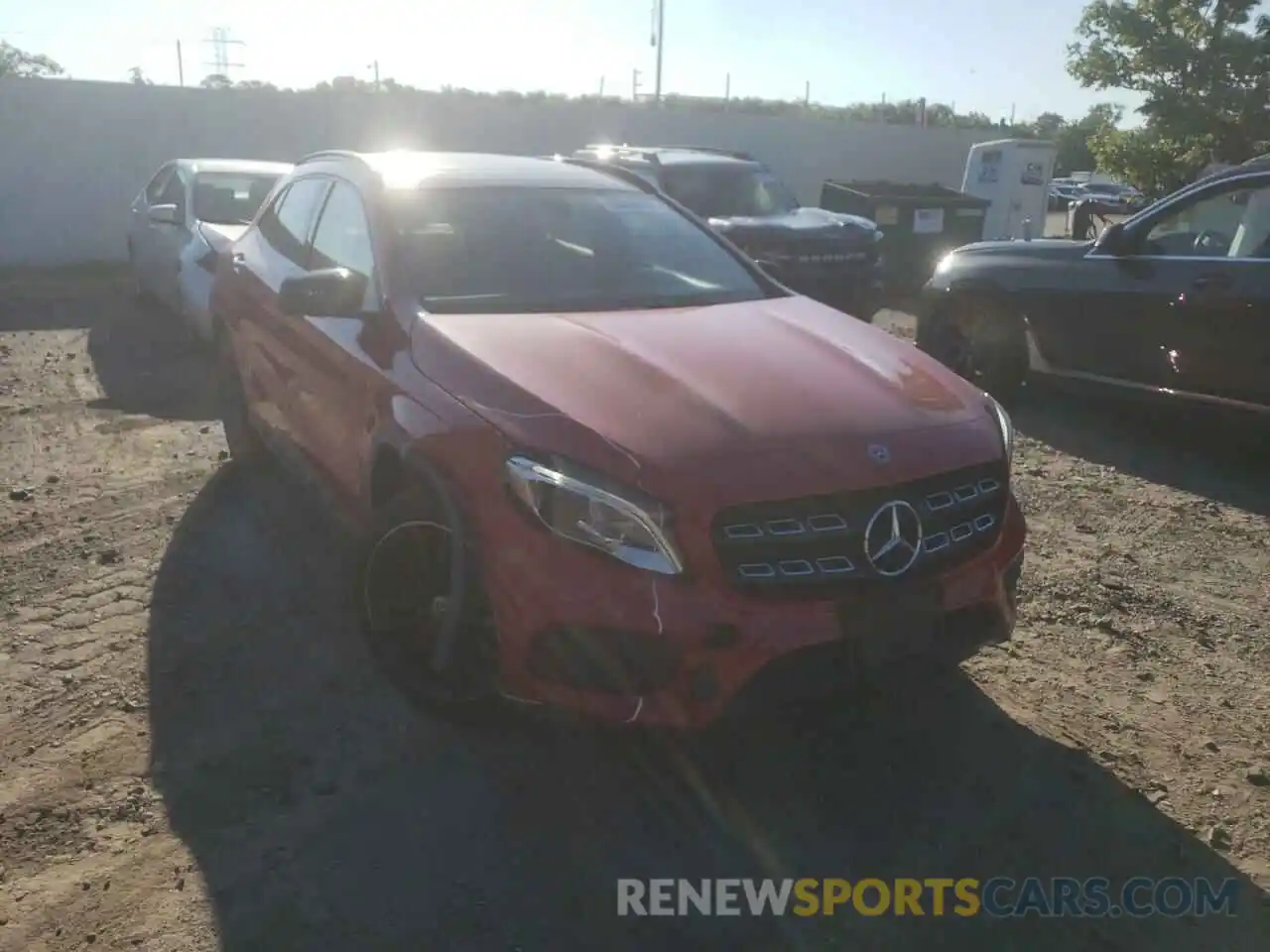 1 Photograph of a damaged car WDCTG4GB6KU019360 MERCEDES-BENZ GLA-CLASS 2019