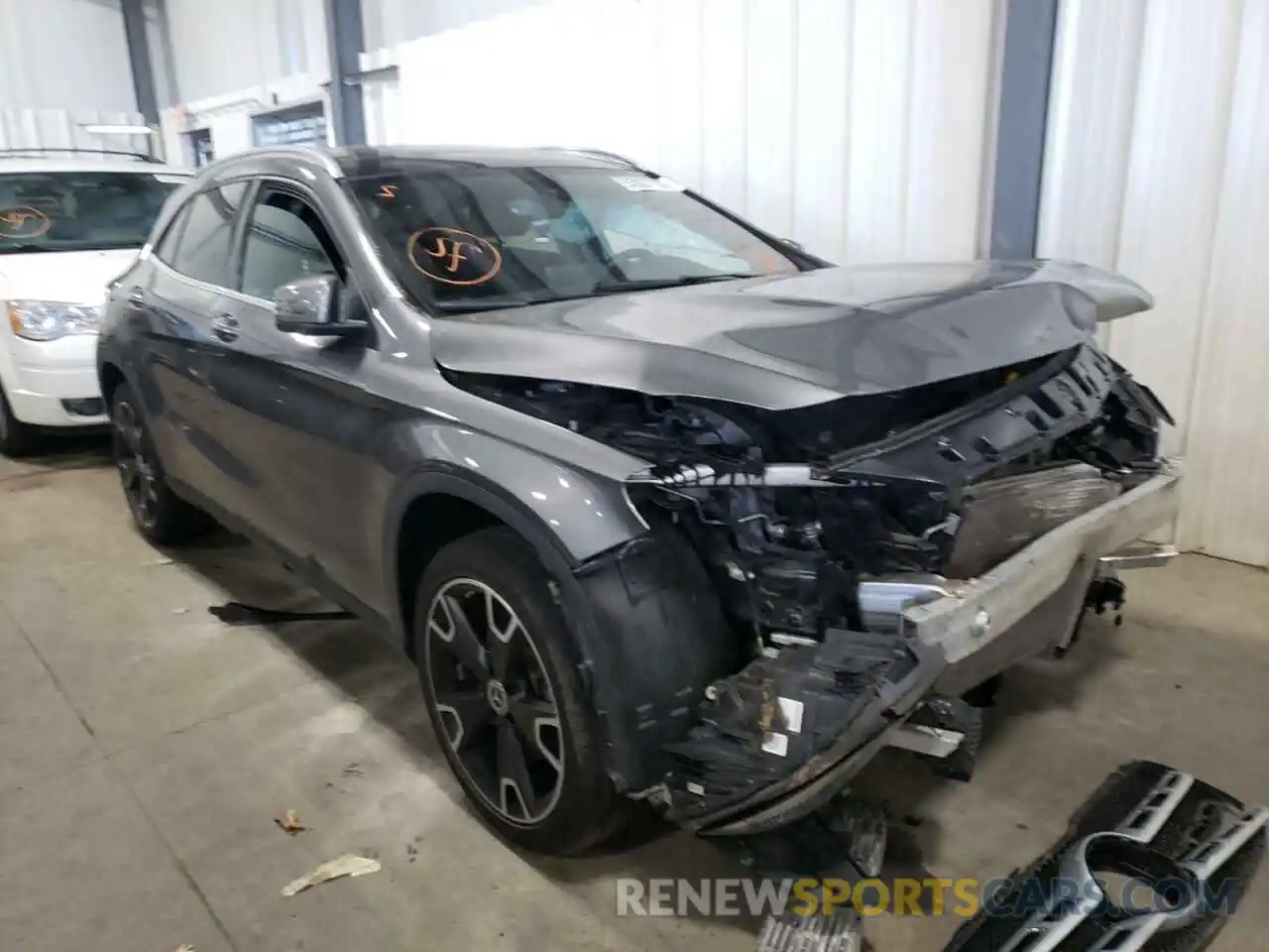 1 Photograph of a damaged car WDCTG4GB7KJ592043 MERCEDES-BENZ GLA-CLASS 2019