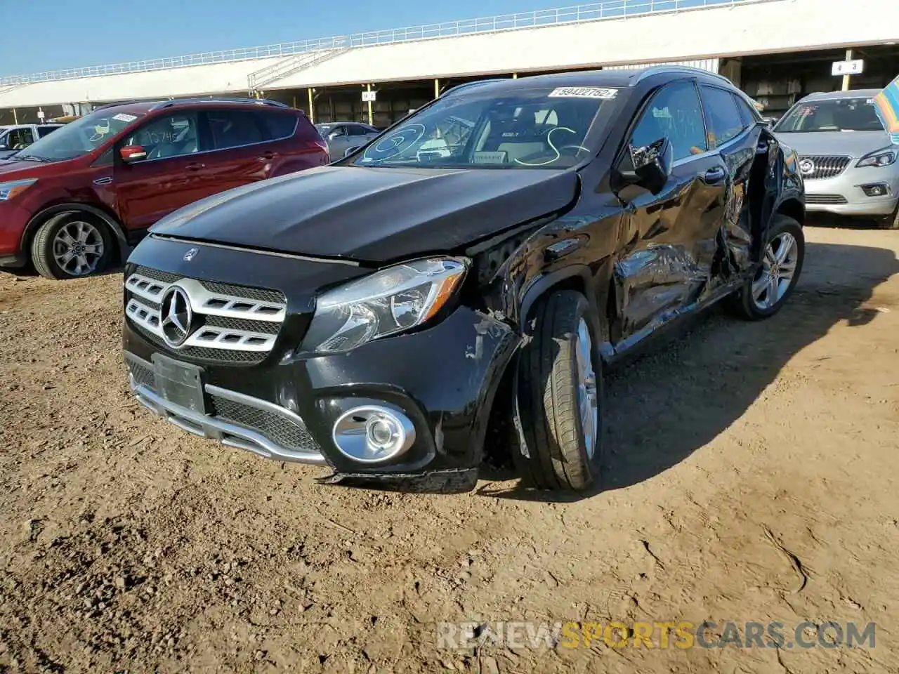 2 Фотография поврежденного автомобиля WDCTG4GB7KU001241 MERCEDES-BENZ GLA-CLASS 2019