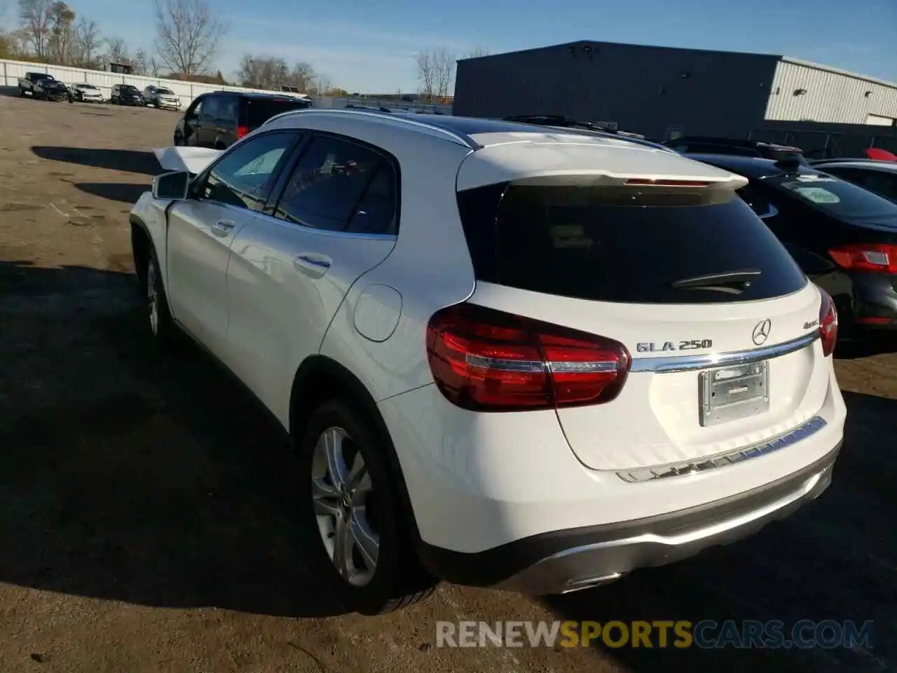 3 Photograph of a damaged car WDCTG4GB7KU015916 MERCEDES-BENZ GLA-CLASS 2019