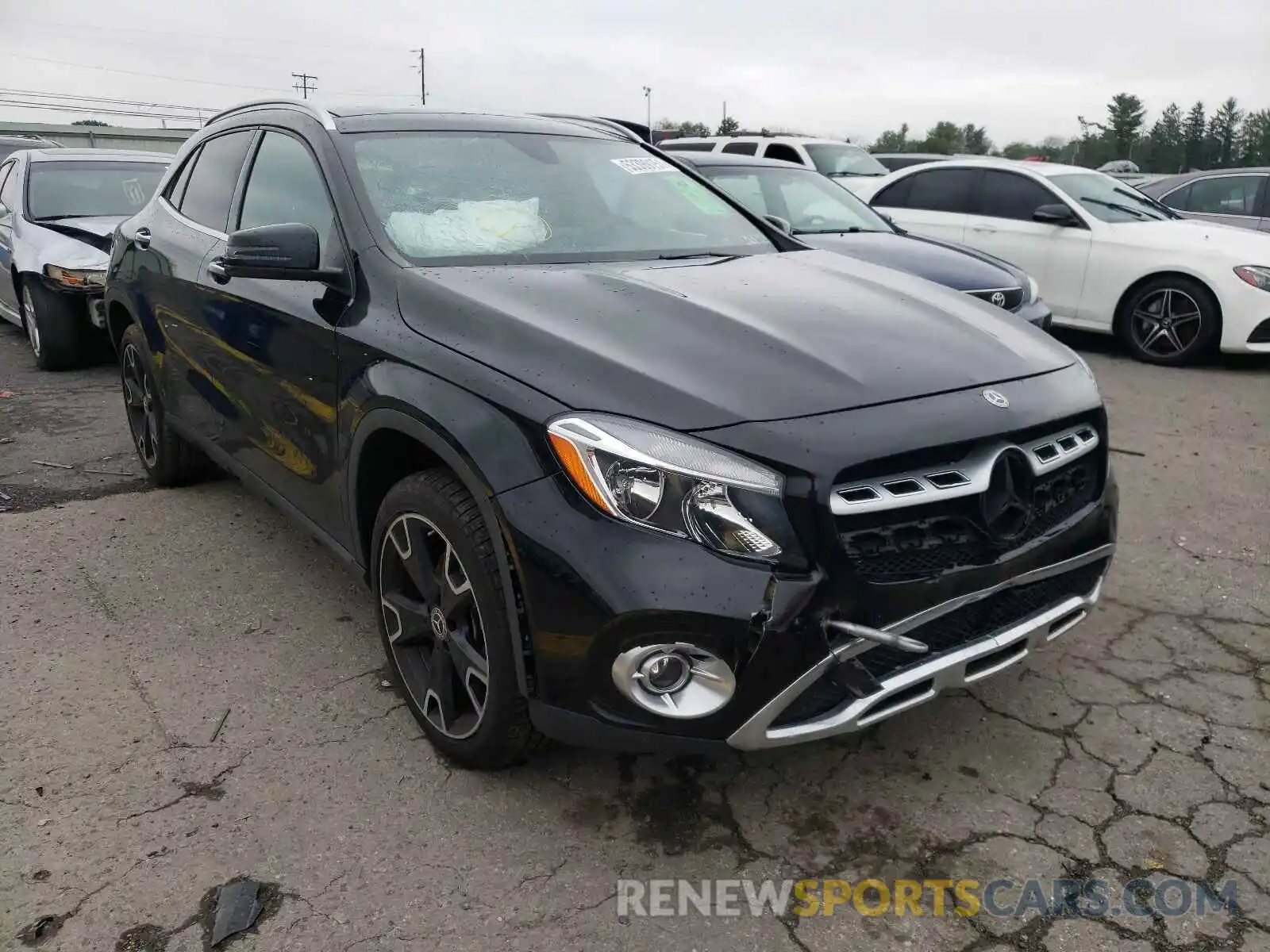 1 Photograph of a damaged car WDCTG4GB7KU017312 MERCEDES-BENZ GLA-CLASS 2019