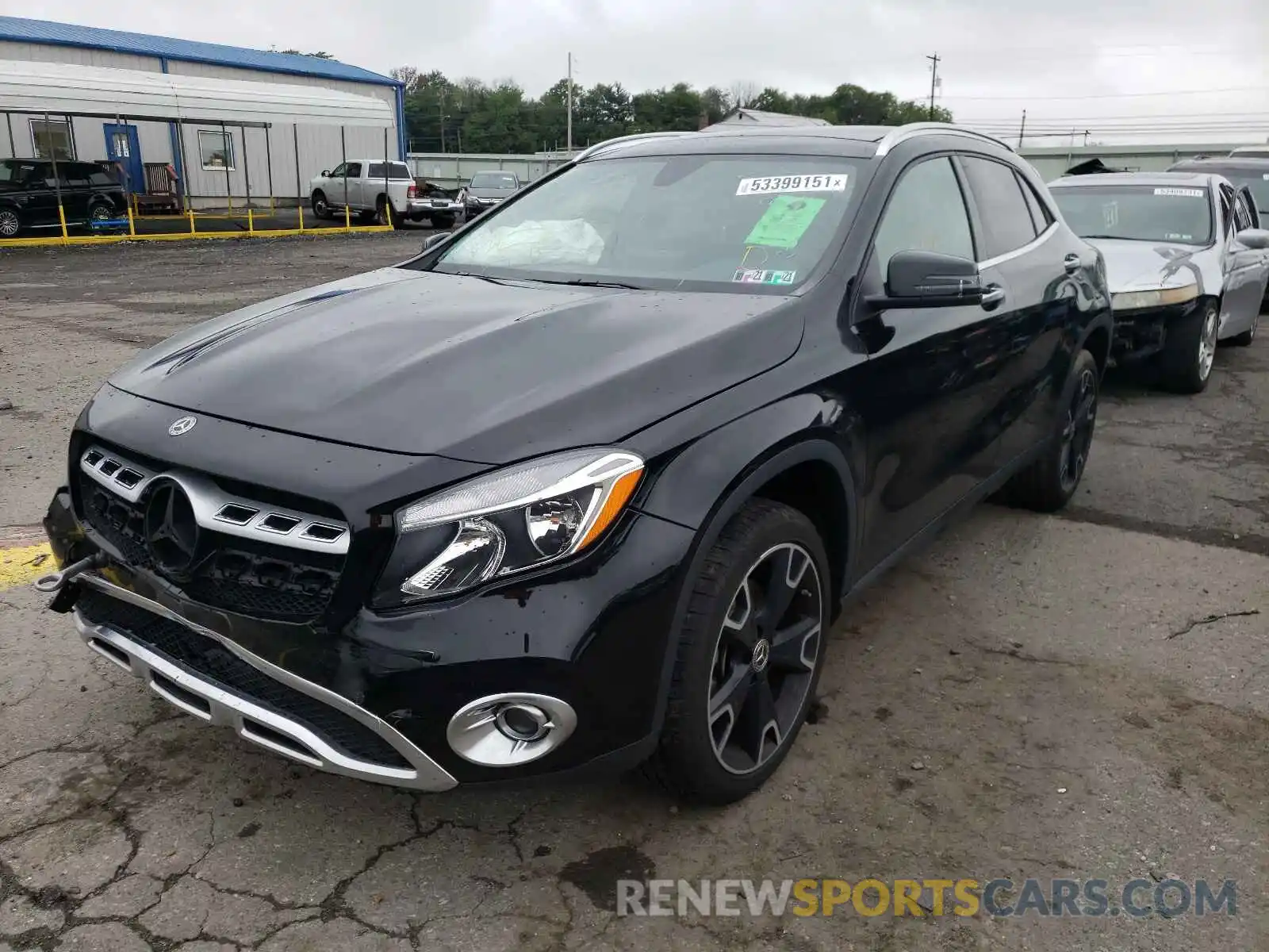 2 Photograph of a damaged car WDCTG4GB7KU017312 MERCEDES-BENZ GLA-CLASS 2019