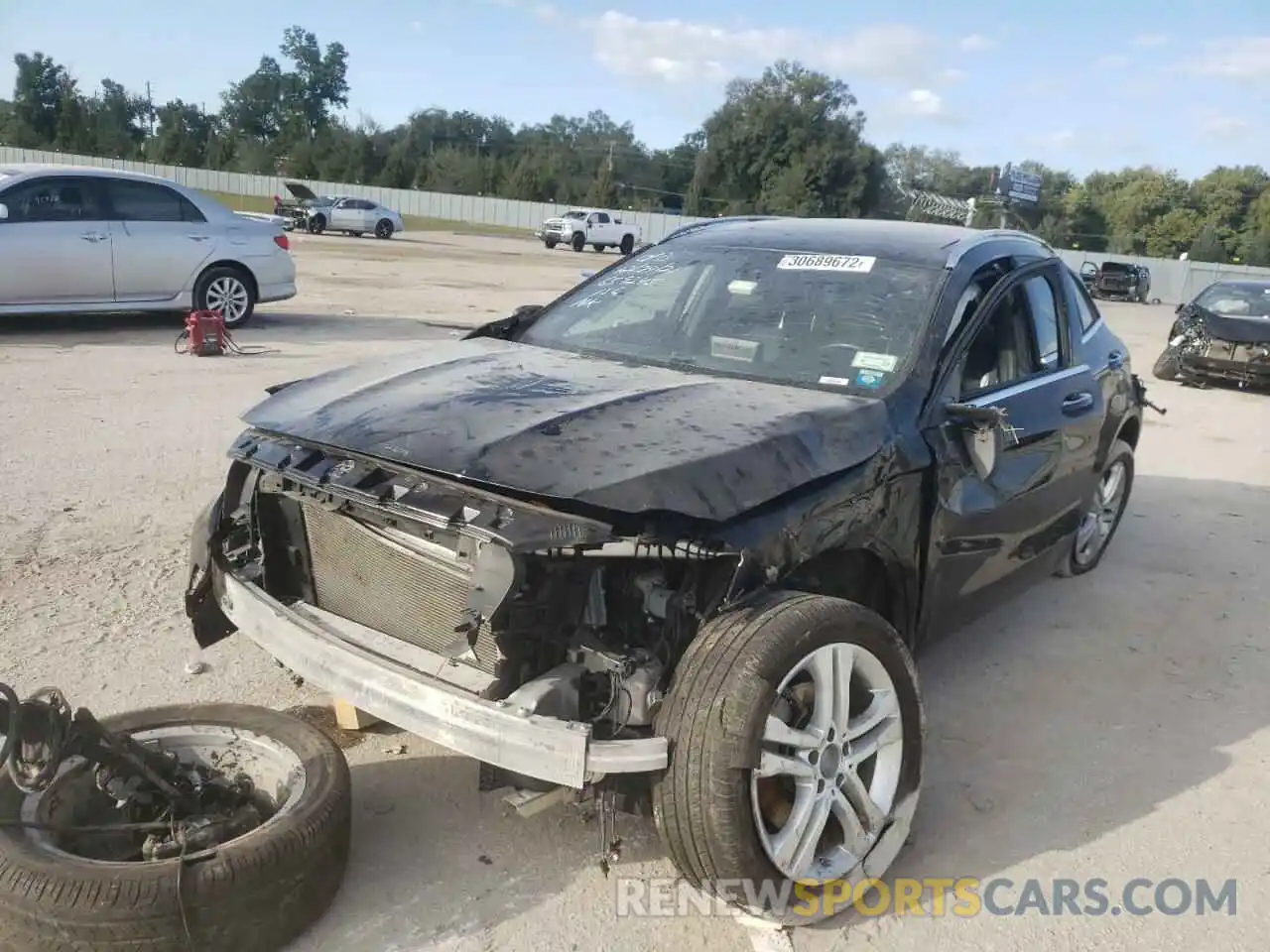 2 Photograph of a damaged car WDCTG4GB7KU019917 MERCEDES-BENZ GLA-CLASS 2019