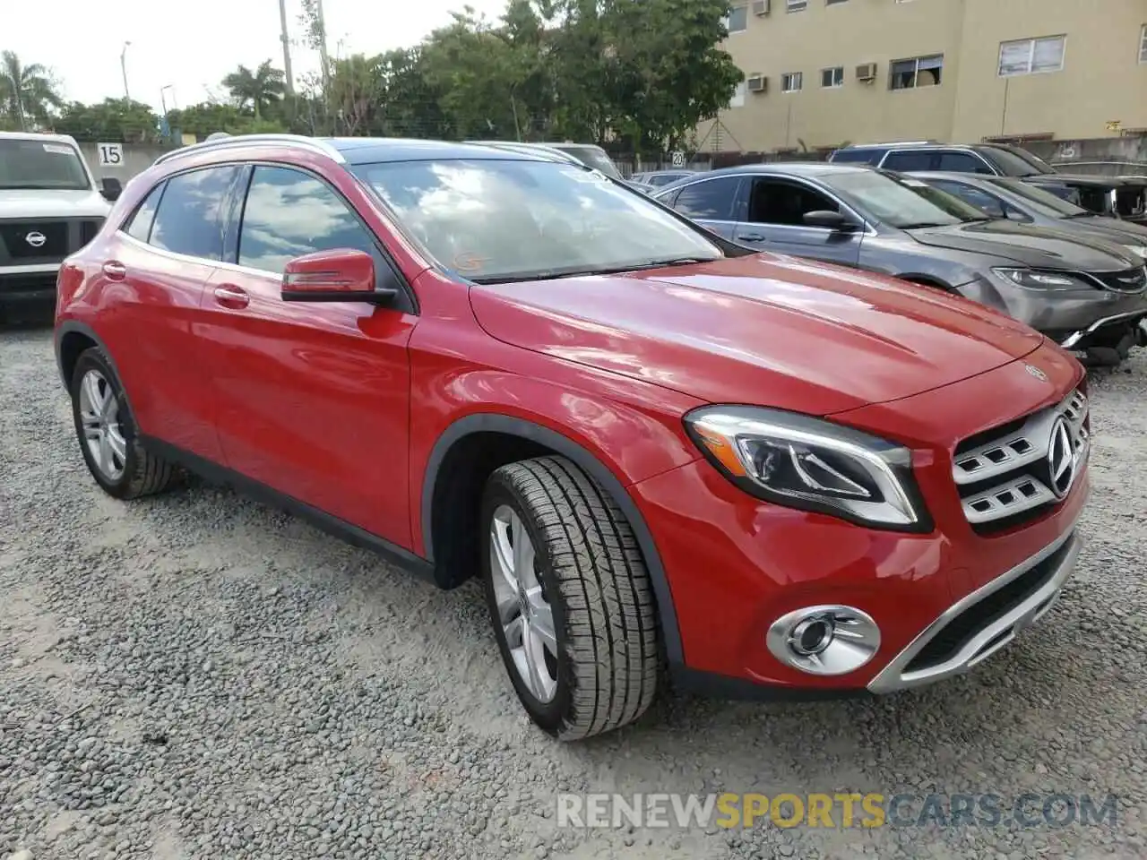 1 Photograph of a damaged car WDCTG4GB8KJ549346 MERCEDES-BENZ GLA-CLASS 2019