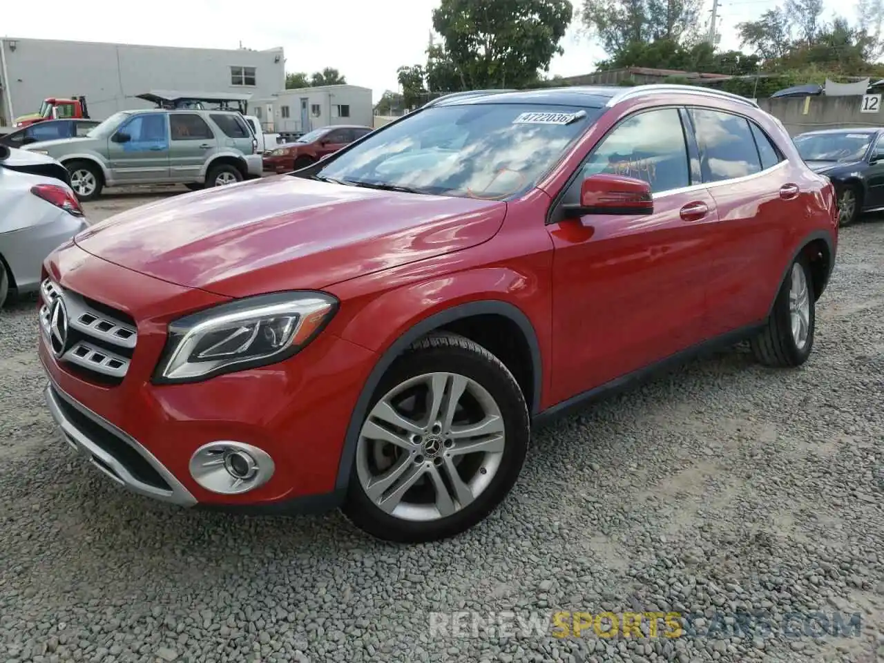 2 Photograph of a damaged car WDCTG4GB8KJ549346 MERCEDES-BENZ GLA-CLASS 2019