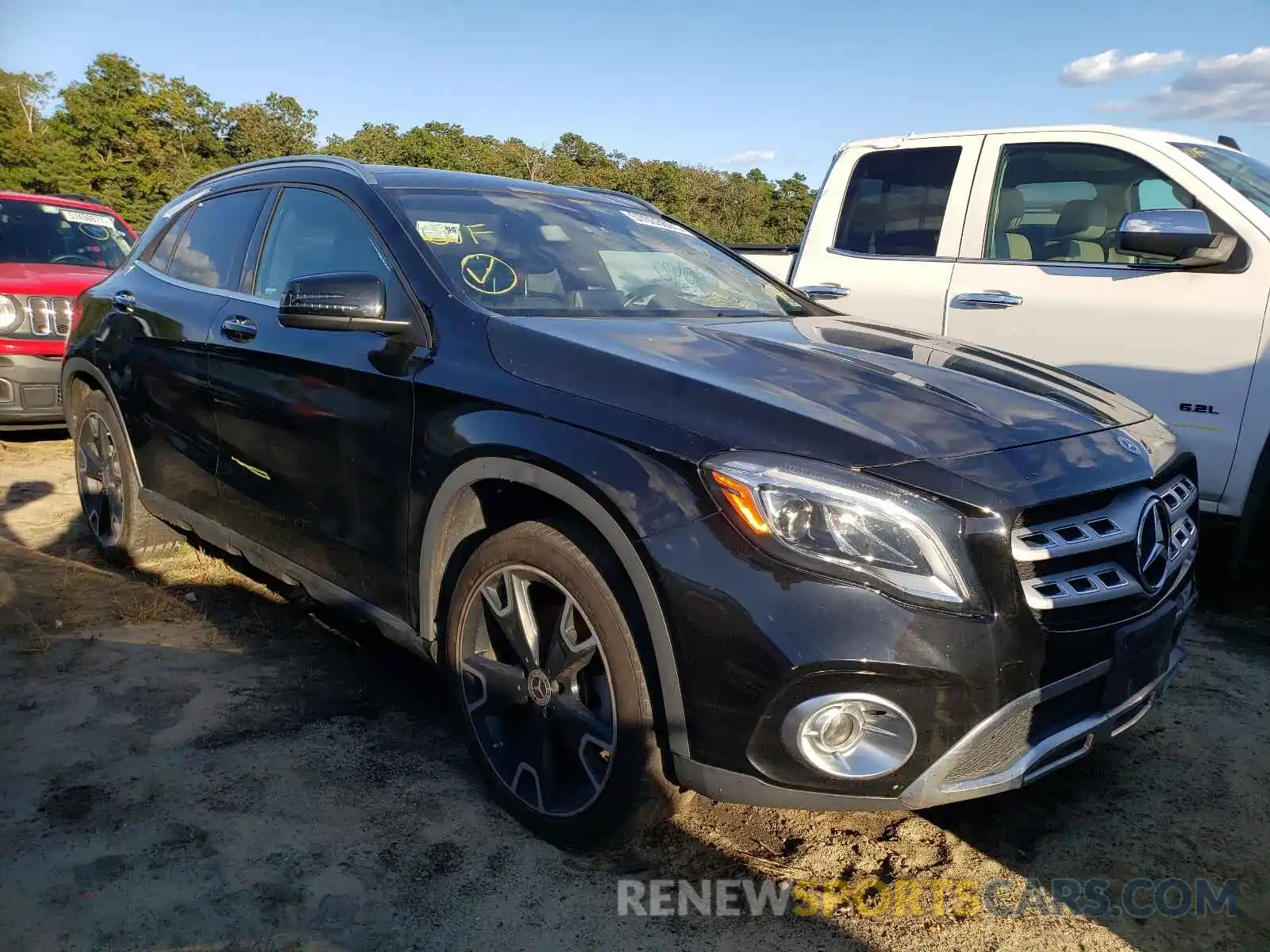 1 Photograph of a damaged car WDCTG4GB8KJ552165 MERCEDES-BENZ GLA-CLASS 2019