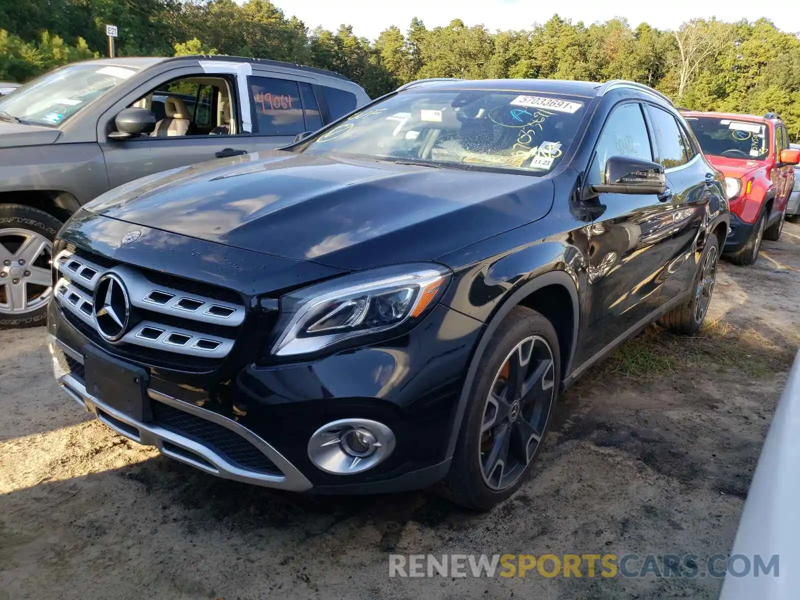 2 Photograph of a damaged car WDCTG4GB8KJ552165 MERCEDES-BENZ GLA-CLASS 2019