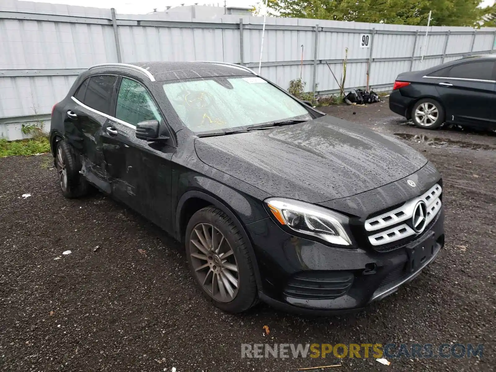 1 Photograph of a damaged car WDCTG4GB8KJ636325 MERCEDES-BENZ GLA-CLASS 2019