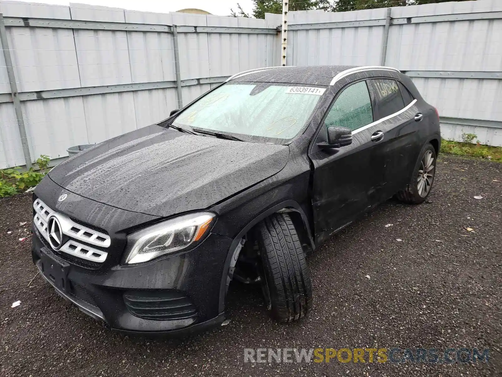 2 Photograph of a damaged car WDCTG4GB8KJ636325 MERCEDES-BENZ GLA-CLASS 2019