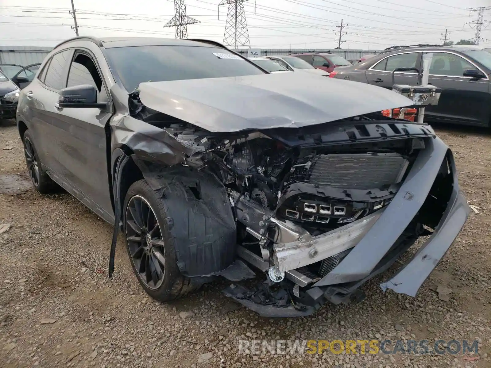 1 Photograph of a damaged car WDCTG4GB9KJ581481 MERCEDES-BENZ GLA-CLASS 2019