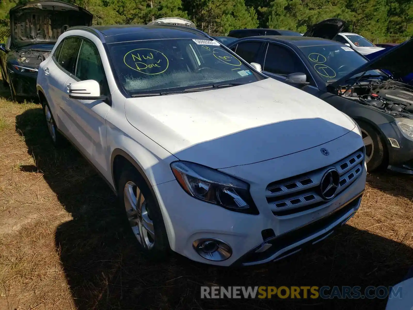 1 Photograph of a damaged car WDCTG4GB9KJ581769 MERCEDES-BENZ GLA-CLASS 2019