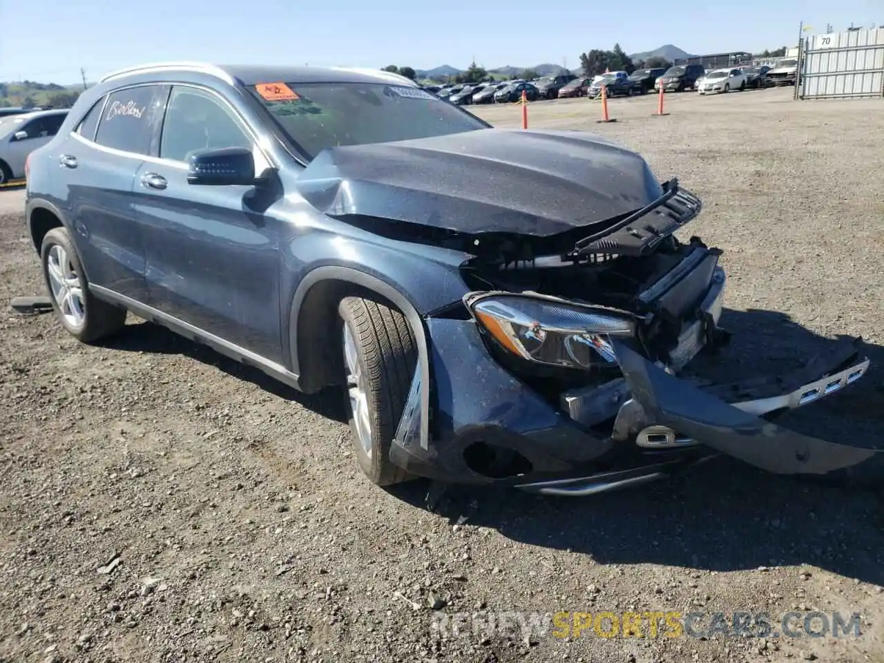 1 Photograph of a damaged car WDCTG4GB9KJ601471 MERCEDES-BENZ GLA-CLASS 2019