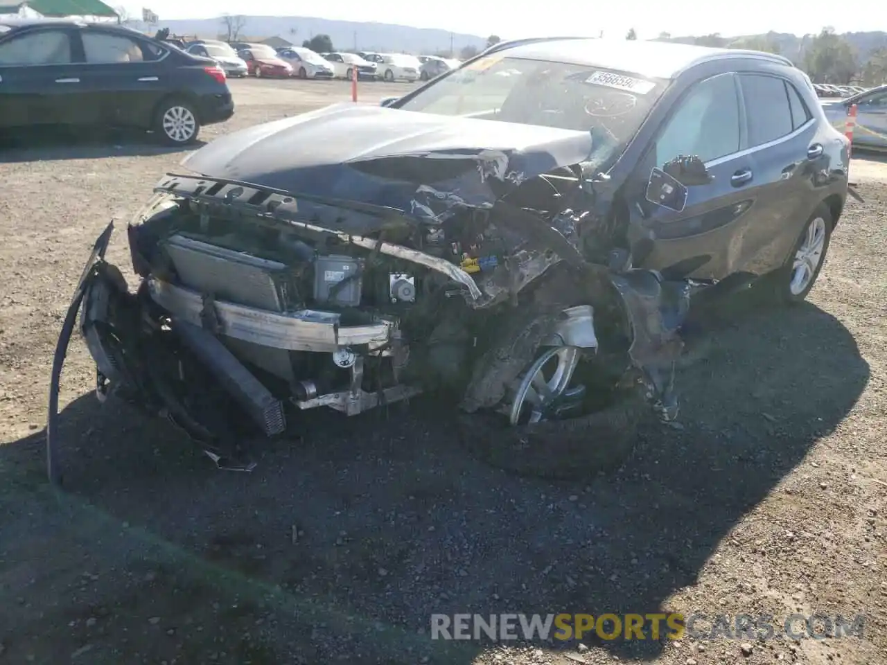 2 Photograph of a damaged car WDCTG4GB9KJ601471 MERCEDES-BENZ GLA-CLASS 2019