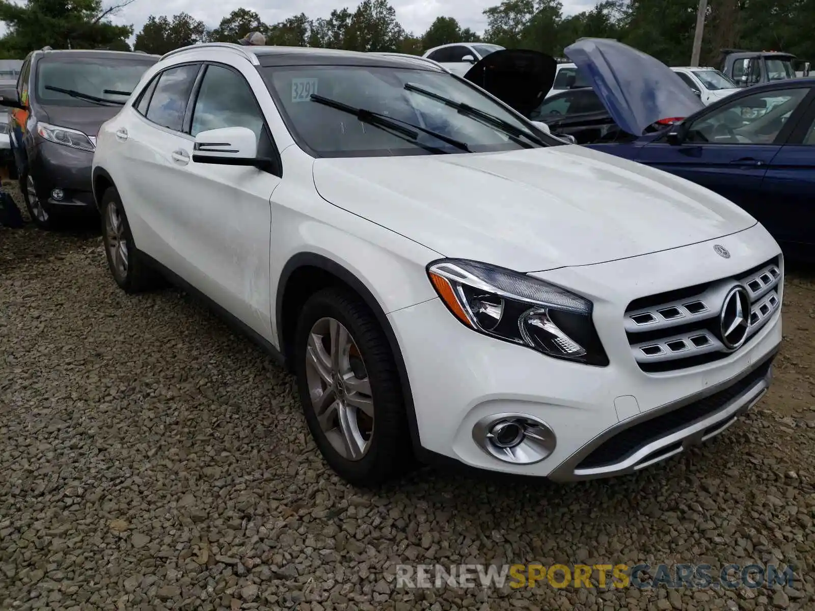 1 Photograph of a damaged car WDCTG4GB9KJ602202 MERCEDES-BENZ GLA-CLASS 2019