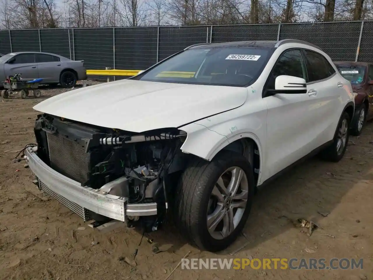 2 Photograph of a damaged car WDCTG4GB9KU007610 MERCEDES-BENZ GLA-CLASS 2019